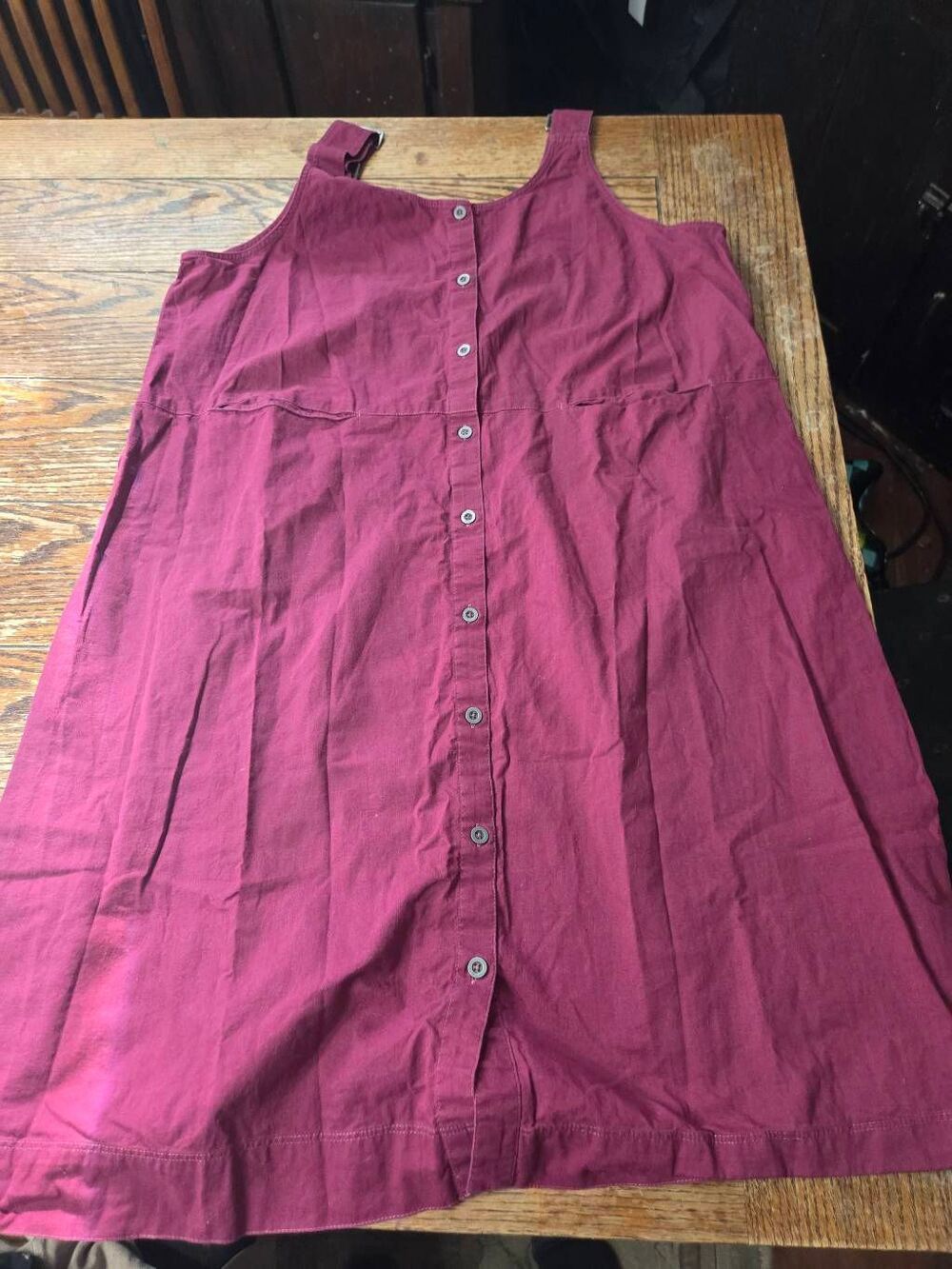 Gudrun Sjoden Balalaika dress In Maroon Sz Large